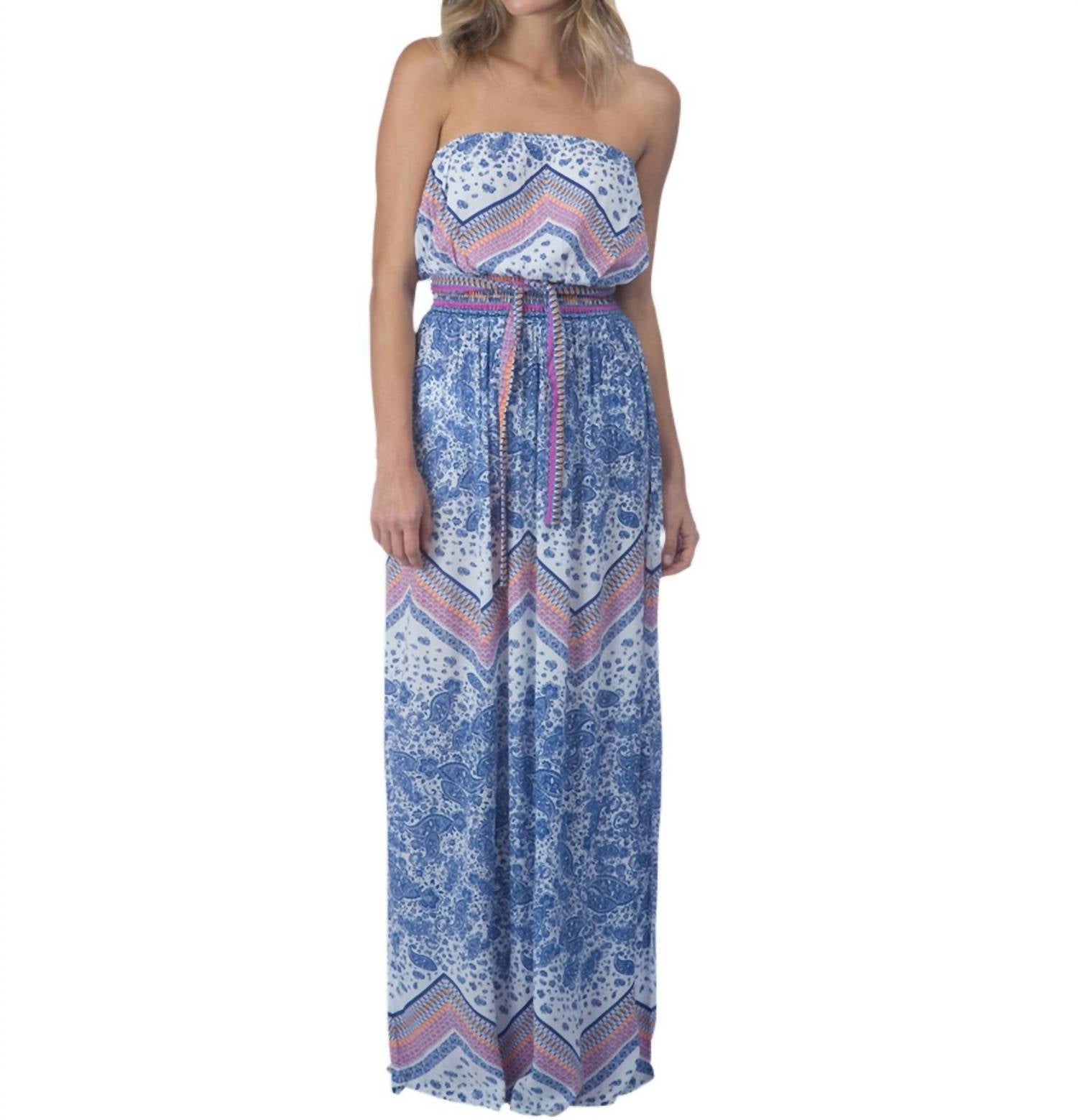 Green Dragon - Scarf Bandeau Maxi Dress