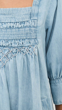 Free People - Sonora Denim Mini Dress