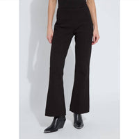 Lysse Alma Hi Waist Cavalry Trouser in black - women's pants