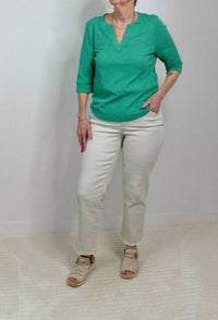 Democracy - Pale Stone Slim Straight Pants