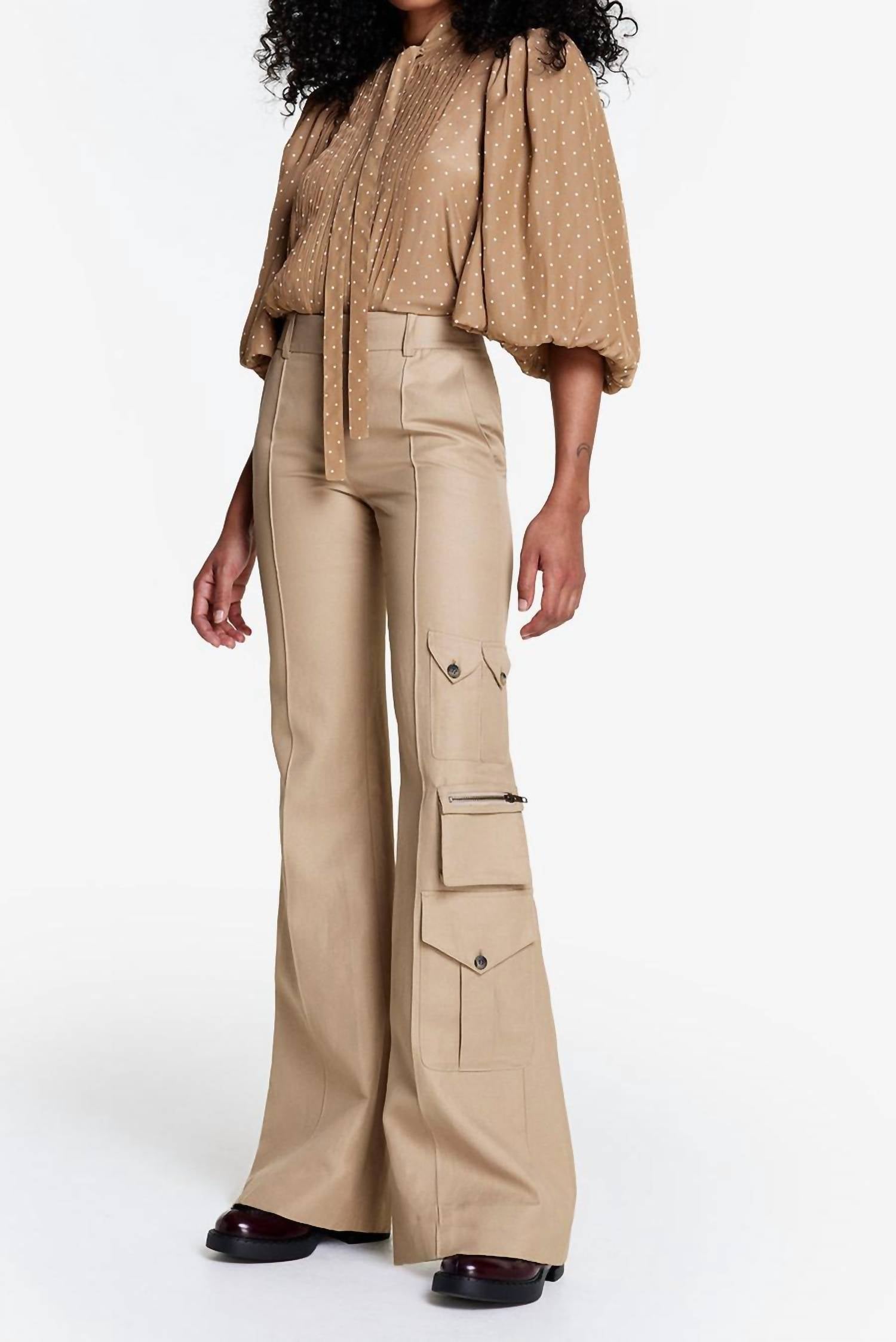 Smythe - Wide Leg Cargo Trousers