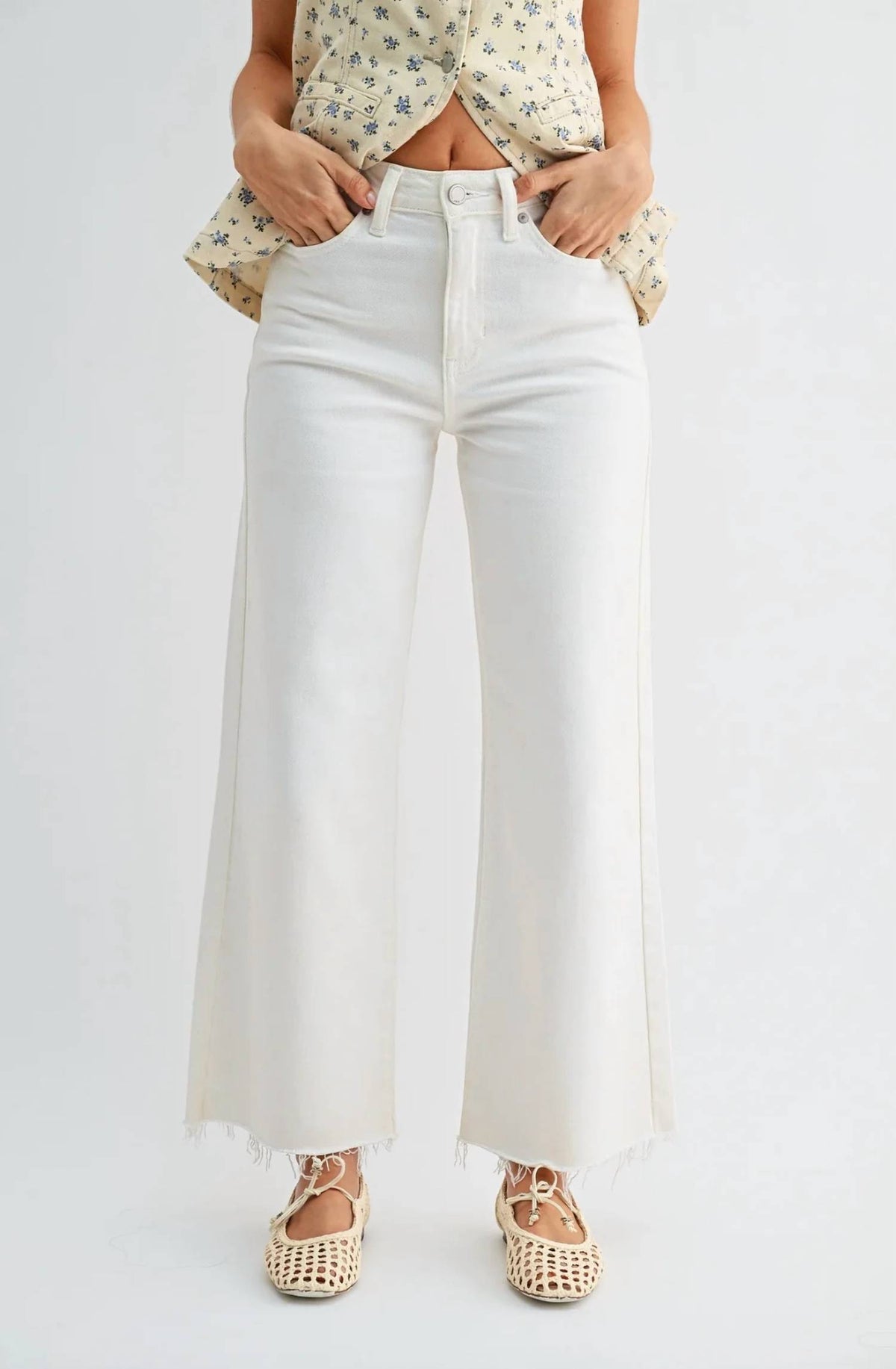 Jbd. - Women's Slim Scissor Cut Wide Leg Jean