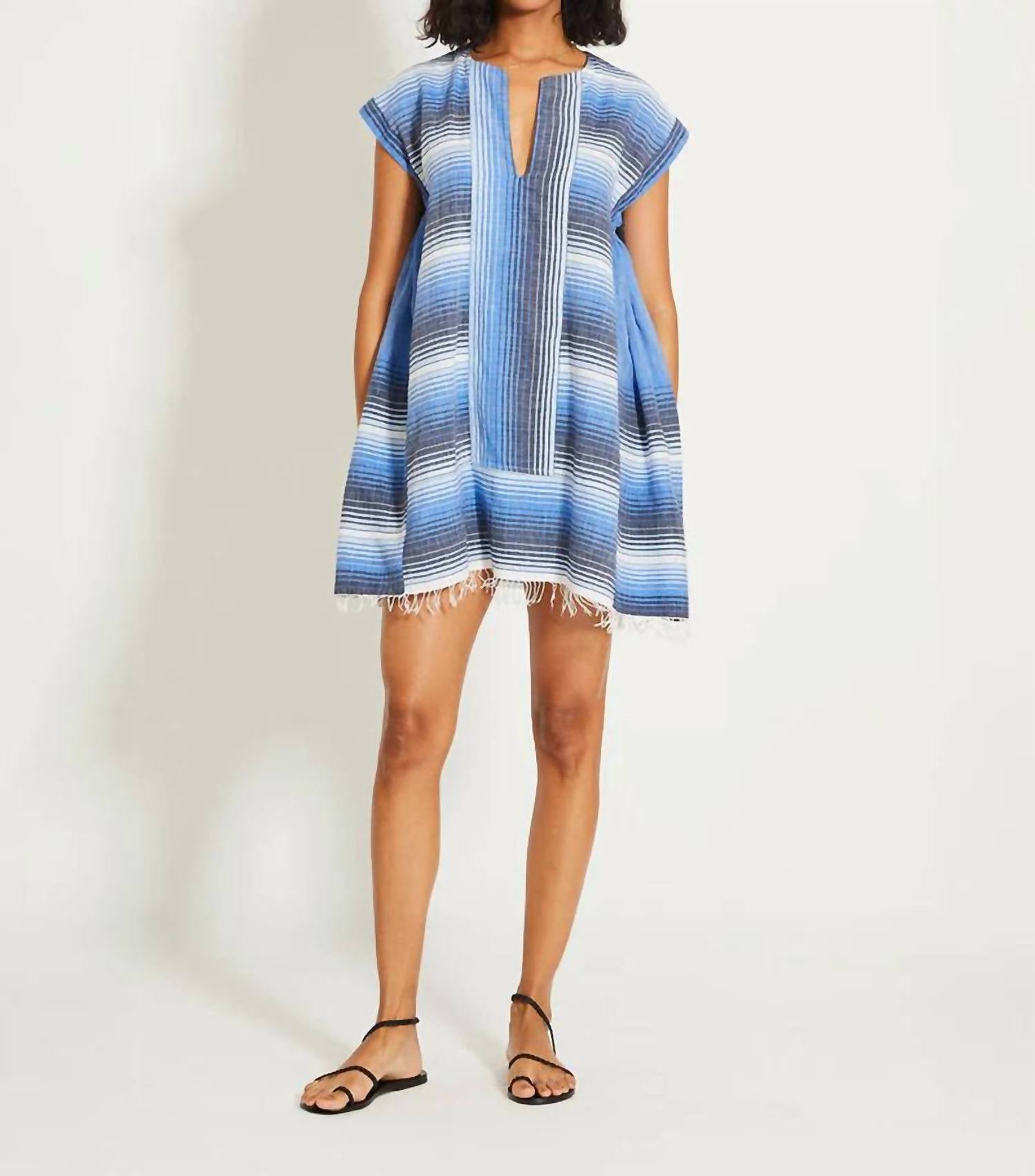 Lemlem - Elina Caftan Mini Dress