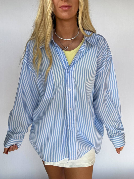 Papermoon - Women's Ryan Stripe Button Down