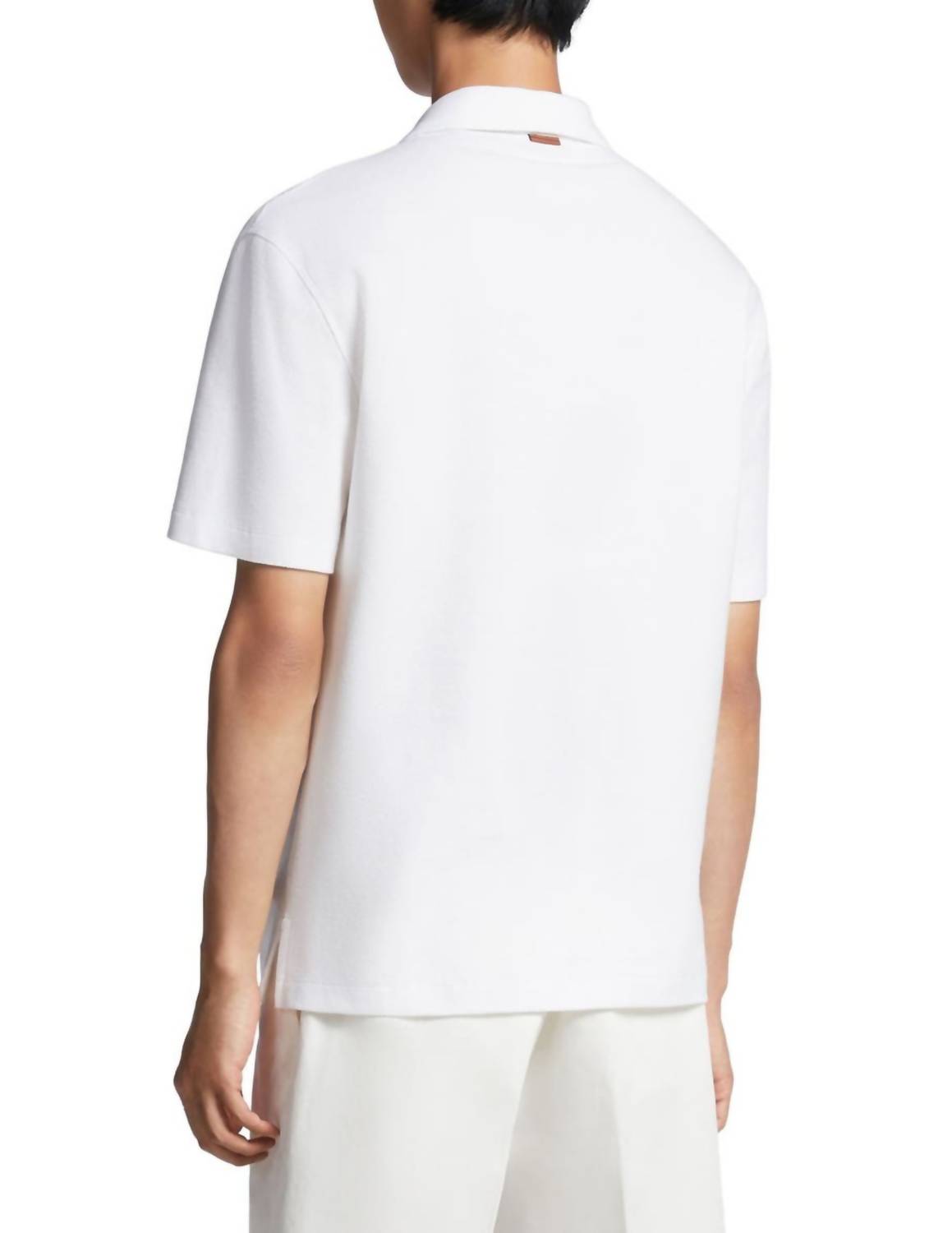 Zegna - Honeycomb Short Sleeve Polo