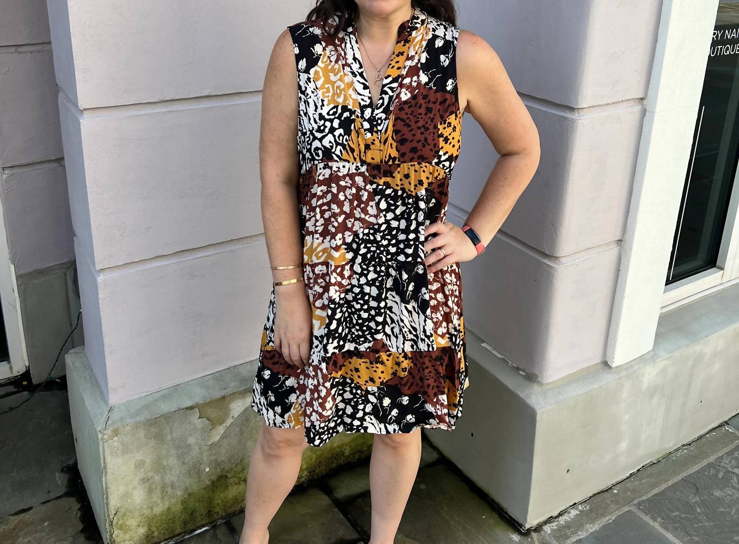 Apricot - Marocaine Aline Dress