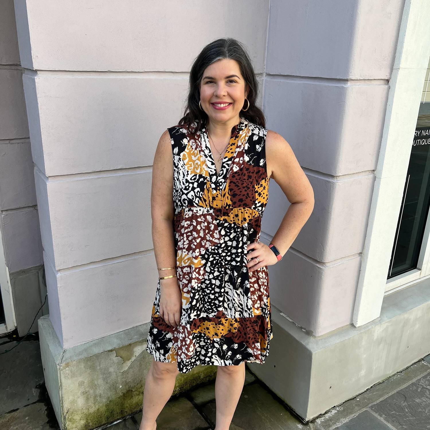 Apricot - Marocaine Aline Dress