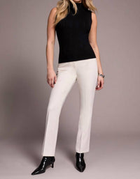 Tribal - Textured Sleeveless Mock Neck Top