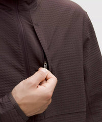 lululemon Grid Fleece Full-zip Jacket in sequoia - men's sweater - view 5
