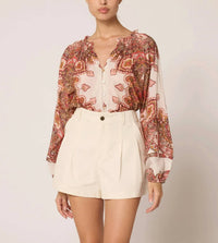 Cleobella - ALICIA FOULARD PAISLEY PRINT BLOUSE
