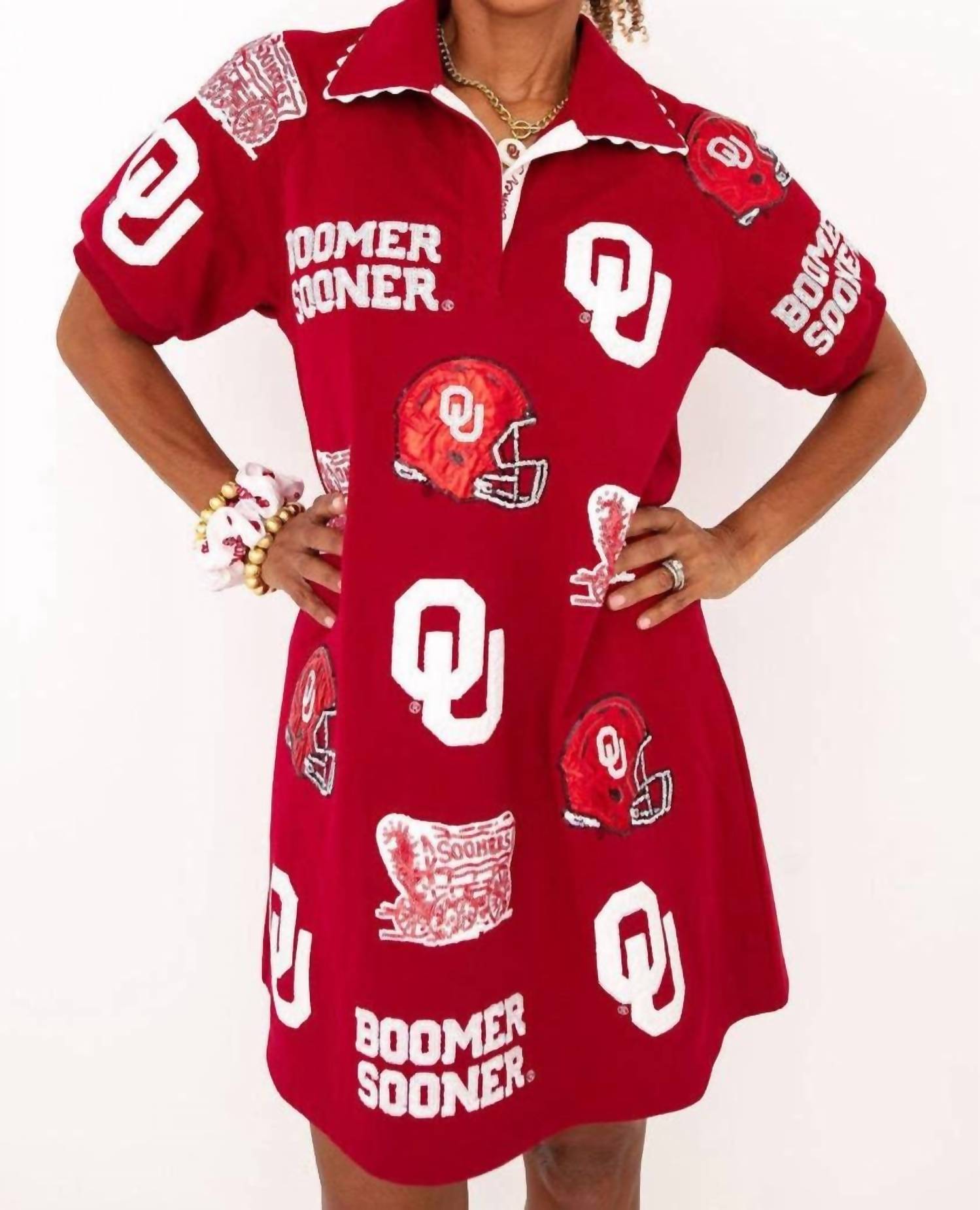 Brianna Cannon - OU patch dress