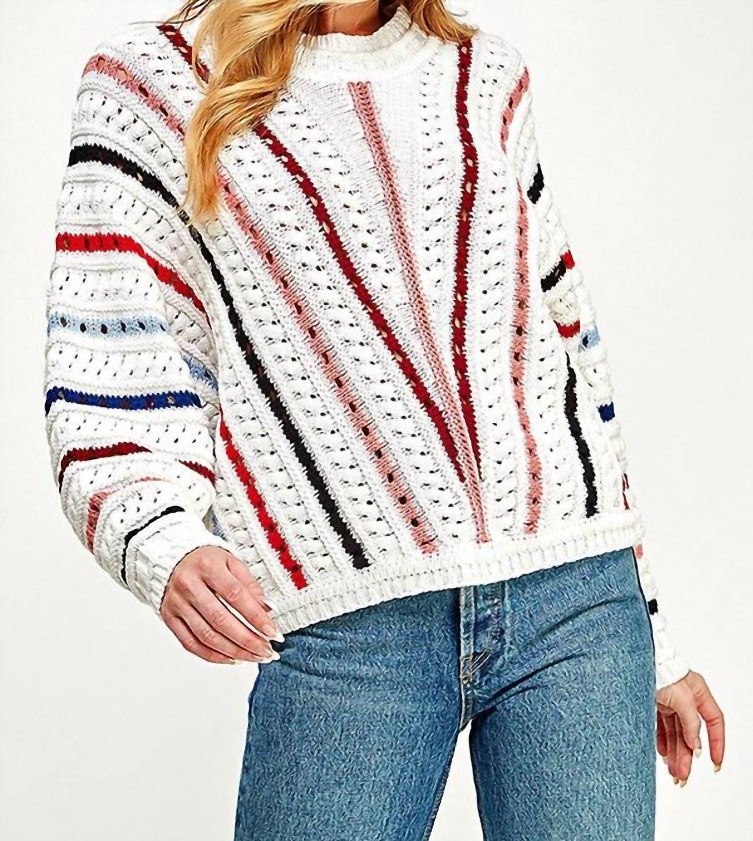 See And Be Seen - Samantha Striped Sweater