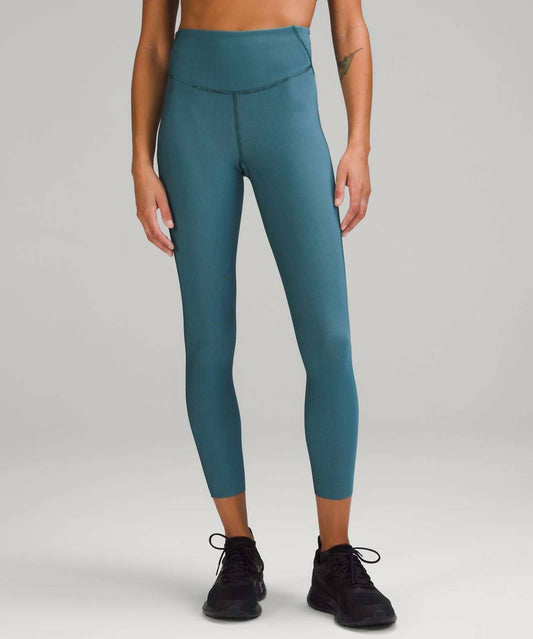 Lululemon - Base Pace High-Rise Tight 25" Two-Tone Ribbed