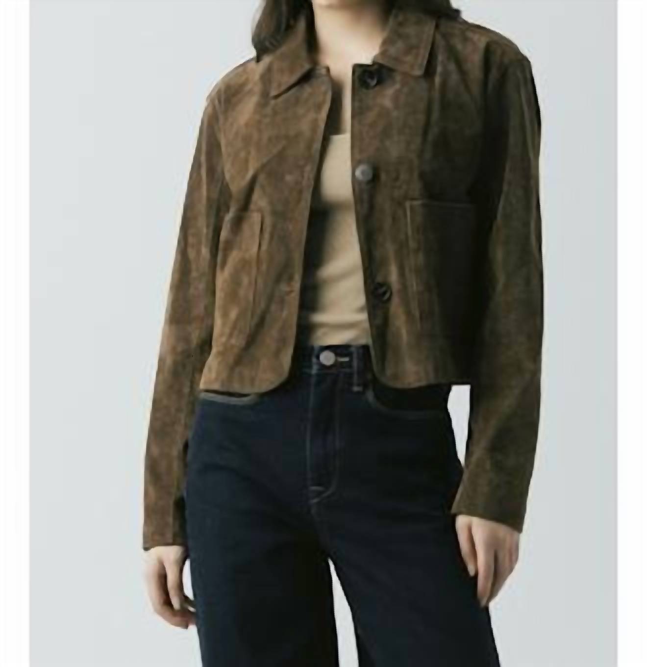 Blanknyc - Suede Cropped Jacket