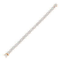 Diana M Jewels - Women's Radiant Lab-Grown Diamond Tennis Bracelet (21.00 Ct) - Signature