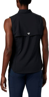 Columbia Performance Fishing Gear Tamiami Sleeveless Shirt in black 1 - women's shirt - alternate view