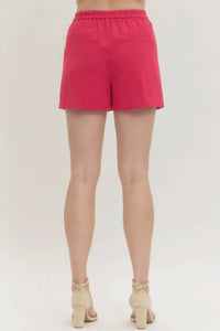 Entro - Lisboa Tailored Pintuck Shorts
