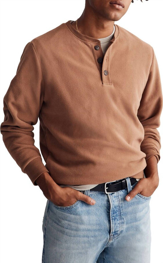 Madewell - Men's ReSourced Fleece Henley