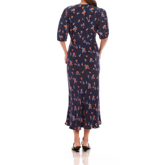 Karen Kane - Bias Puff Sleeve Dress