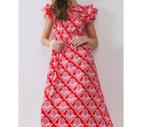 Tcec - Lucy Floral Print Midi Dress