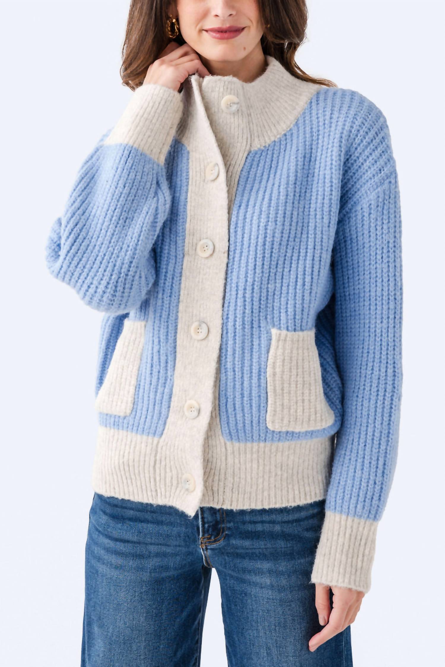 Frnch - Cecelia Chenile Pocket Cardigan