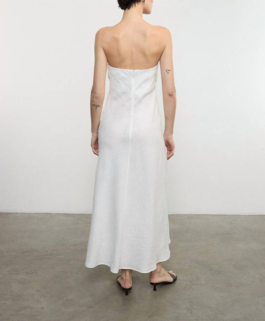 Enza Costa - LINEN BIAS DRESS