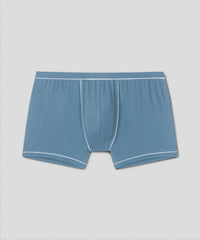 Ron Dorff Boxer Briefs With Piping in atlantic blue - men's item - alternate view