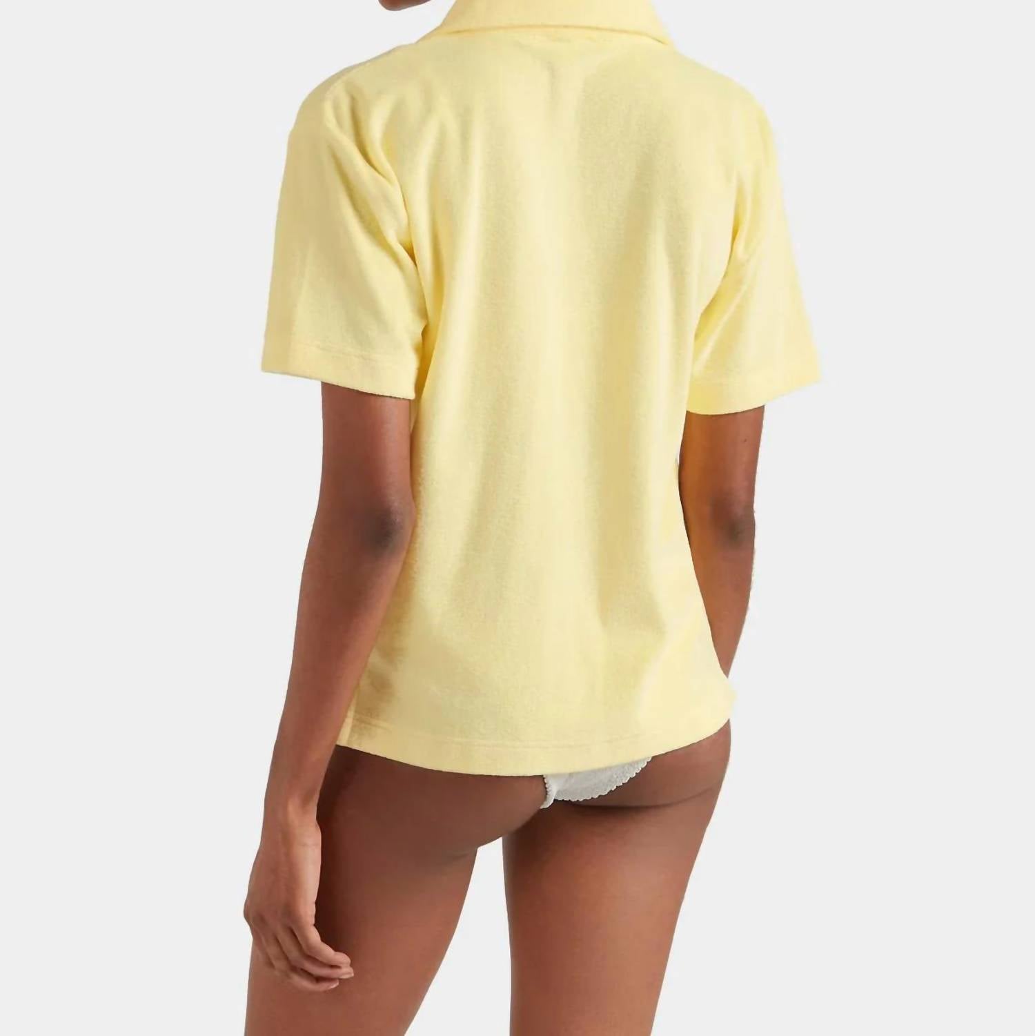 Hunza G - Terry Toweling Cuban Shirt