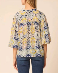Gilner Farrar - The Elbow Sleeve Bethany Blouse