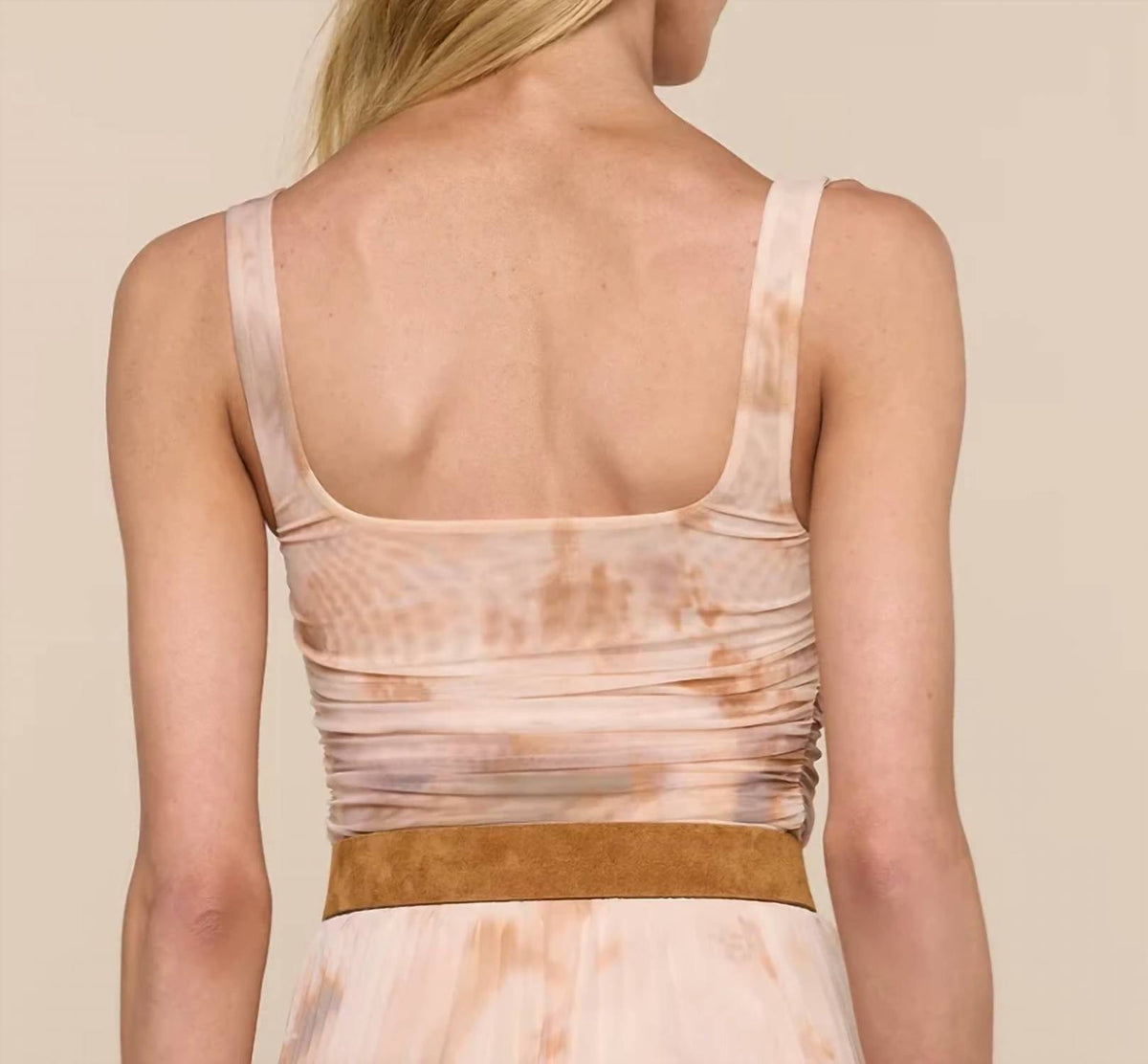 L'Agence - Rasha Shirred Tank