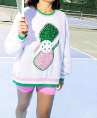 Queen Of Sparkles - Pickle Ball Sweatshirt