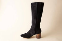 HUMA BLANCO Women's Tory Heels in coal suede - women's heels - alternate view