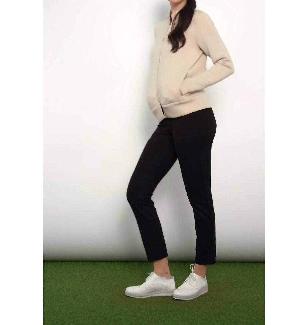 Swing Control - Solid Zippered Scuba Jacket
