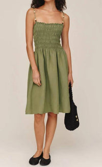 Bella Dahl - Smocked Dress With Beaded Strap