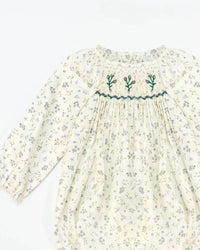 Belan.J - Girl's Lila Verde Long Sleeve Romper