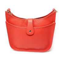 German Fuentes - Women's Large Leather Crossbody Bag