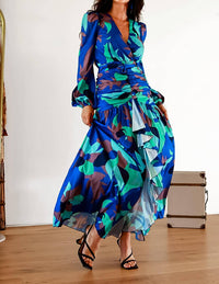 Little Secret Of Mine - Ruched Waist Maxi Dress