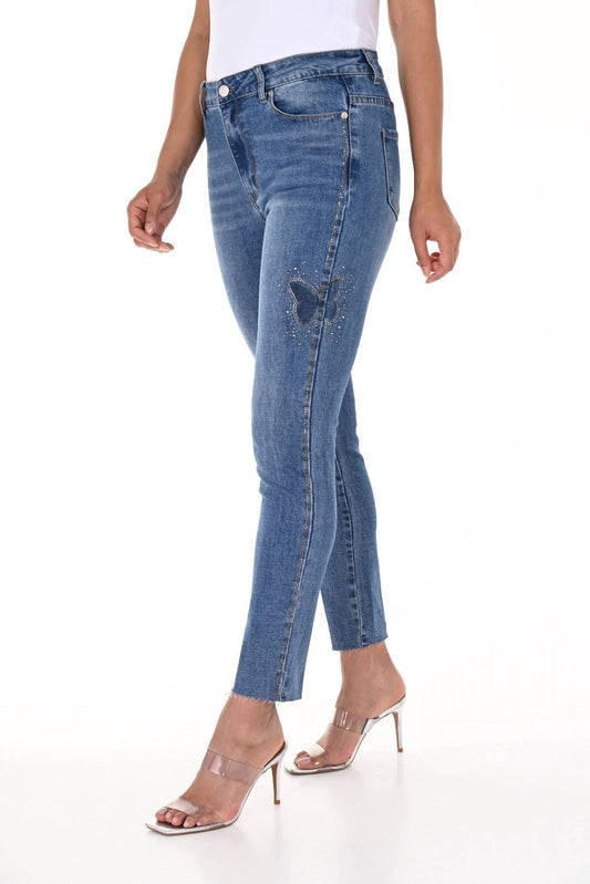 Frank Lyman - Skinny Ankle-Length Jeans