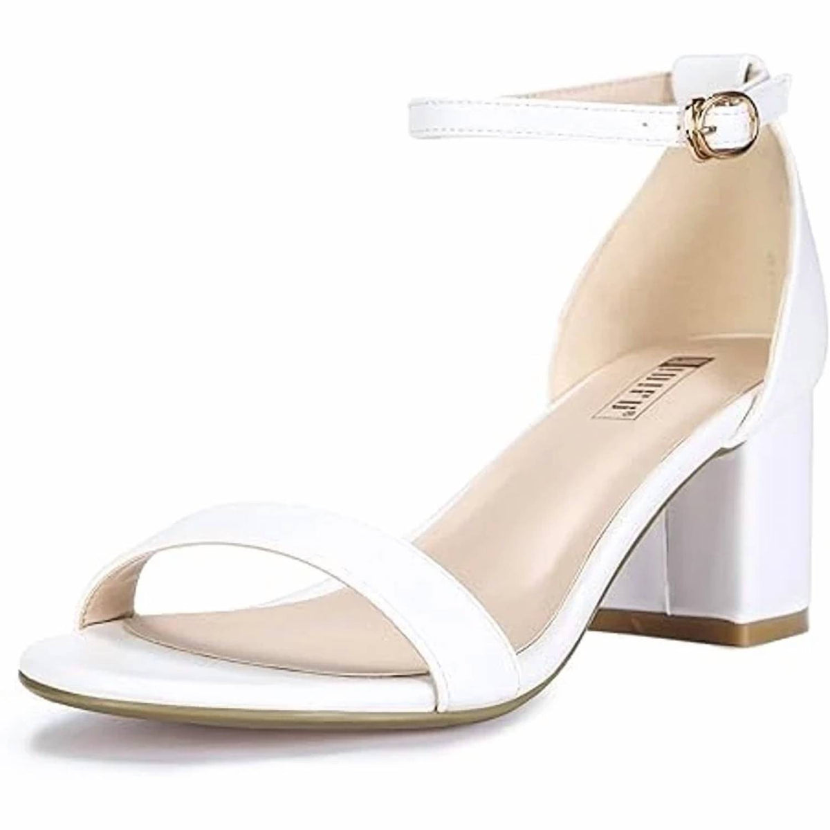 Idifu - Women's Chunky Heel Open Toe Sandals