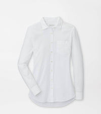 Peter Millar - Garmet Dyed Cotton Button Up Blouse
