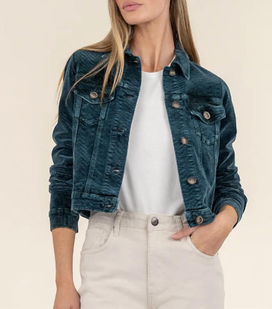 Kut From The Kloth - Julie Corduroy Crop Jacket