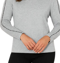 French Kyss - Braided Sleeve Tunic Top