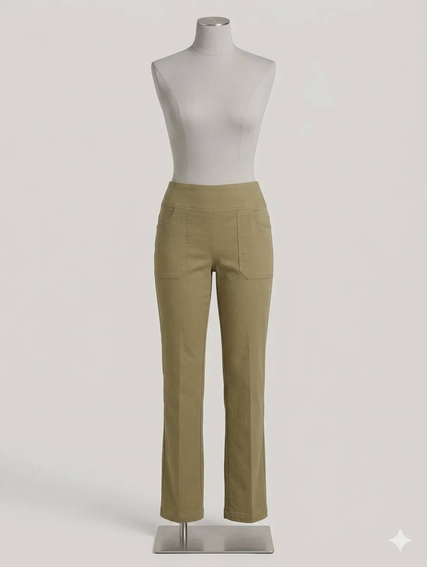 Elliott Lauren - Modern Twill Pull On Pant With Pockets