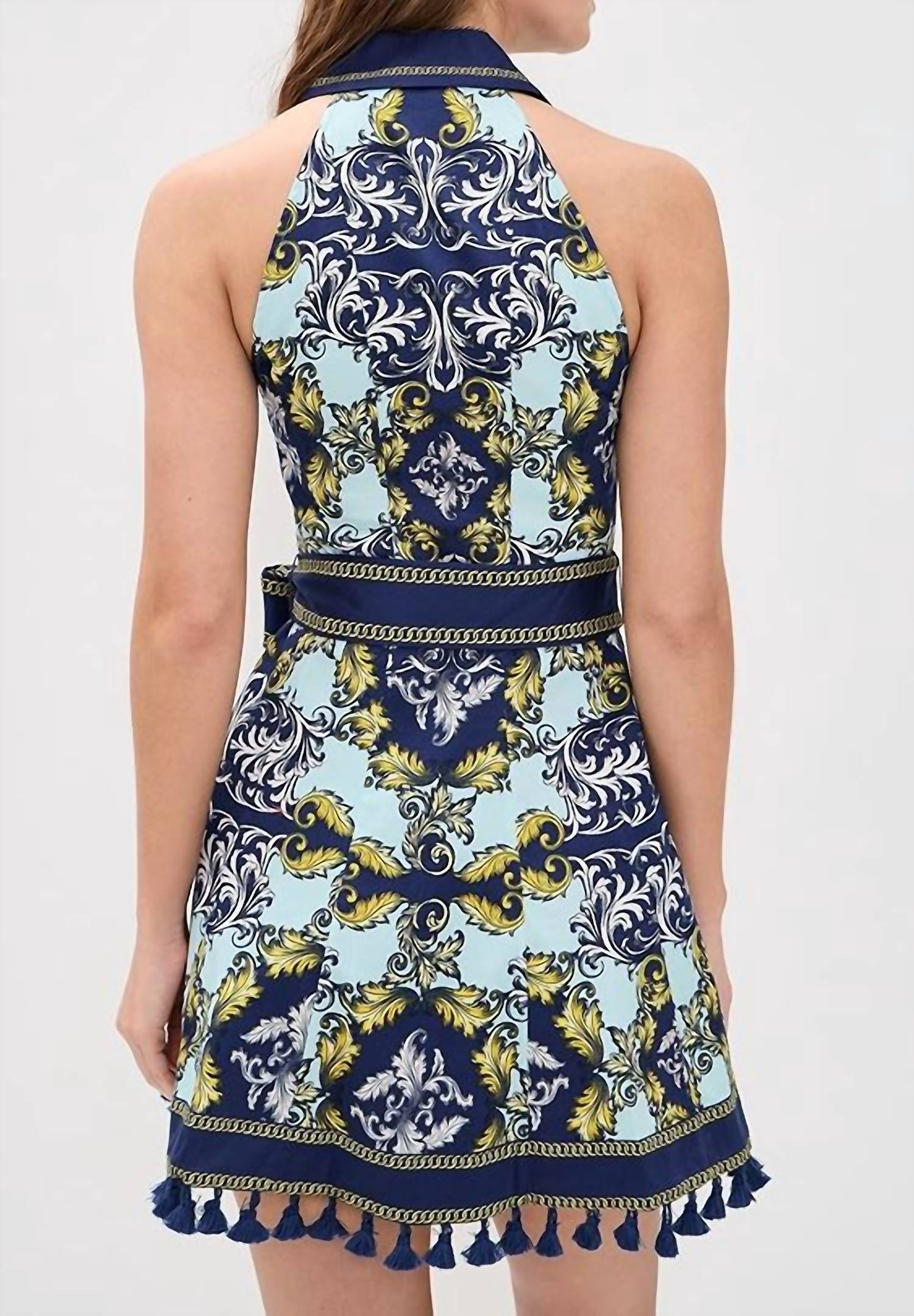 Alice + Olivia - Lucy Sleeveless Mini Shirt Dress