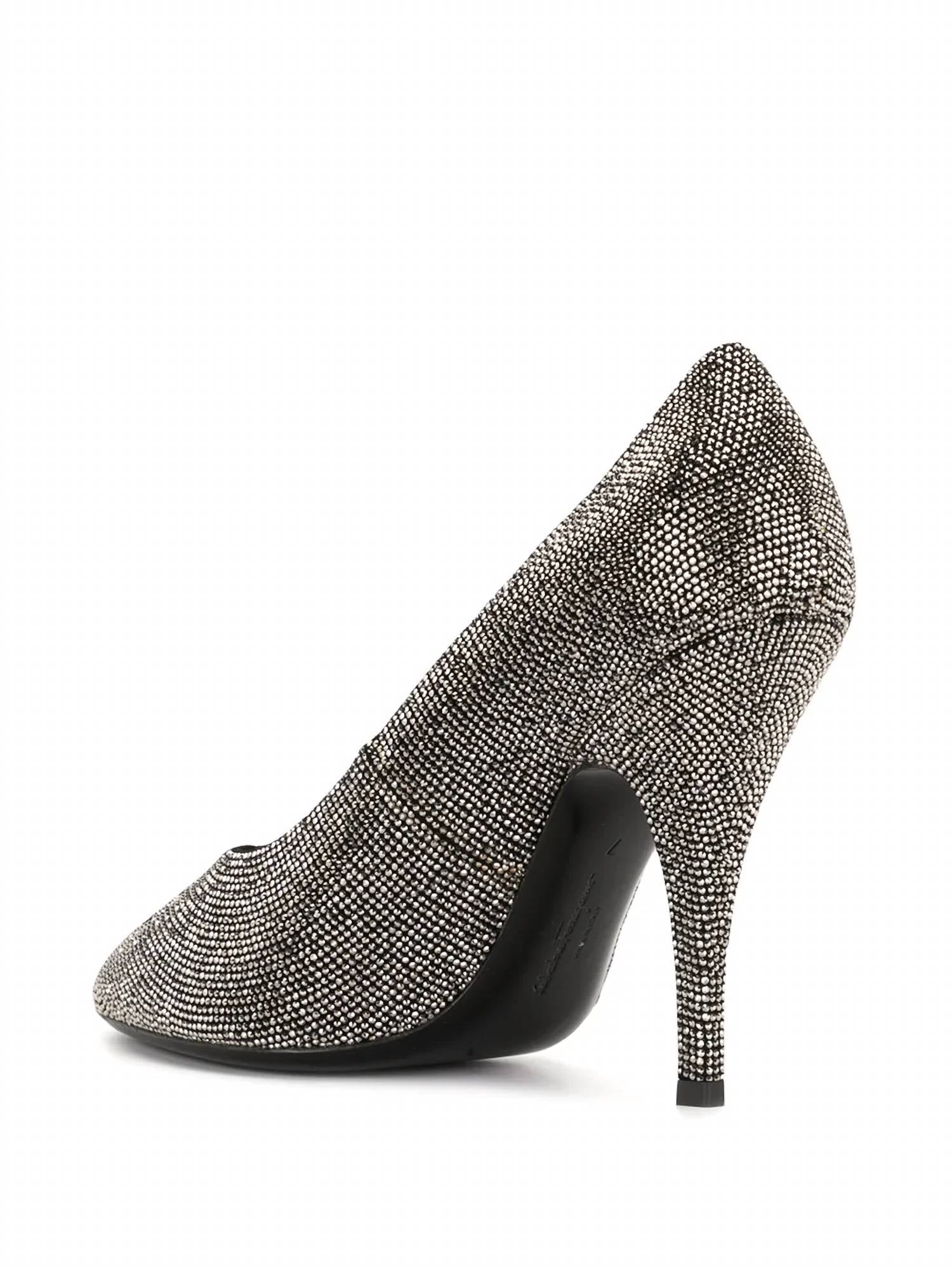 Salvatore Ferragamo - Women's Crystal-embellished Pumps