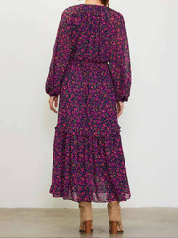 Skies Are Blue - Floral Midi Dress