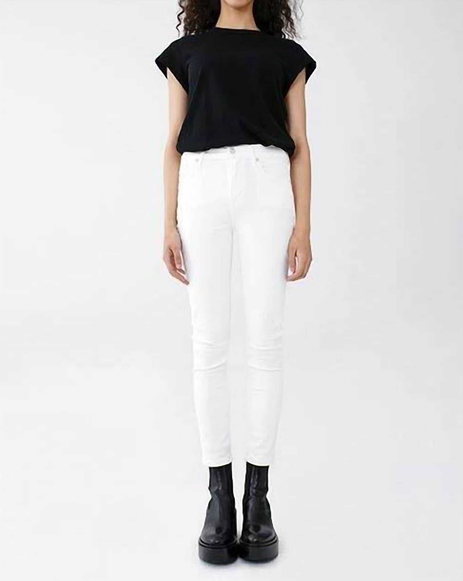 Agolde - Women's Sophie High Rise Skinny Crop Jeans