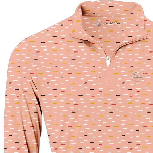 Swingjuice - Men's Golf Mid Century Nostalgia Quarter Zip Sweatshirt