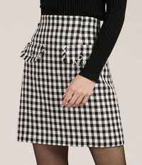 Tyler Boe - Ashley Check Skirt