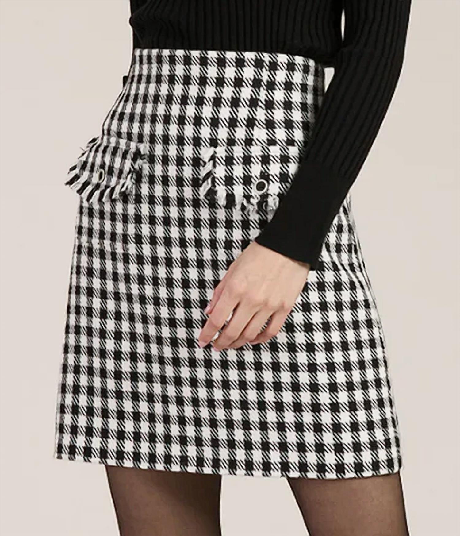 Tyler Boe - Ashley Check Skirt